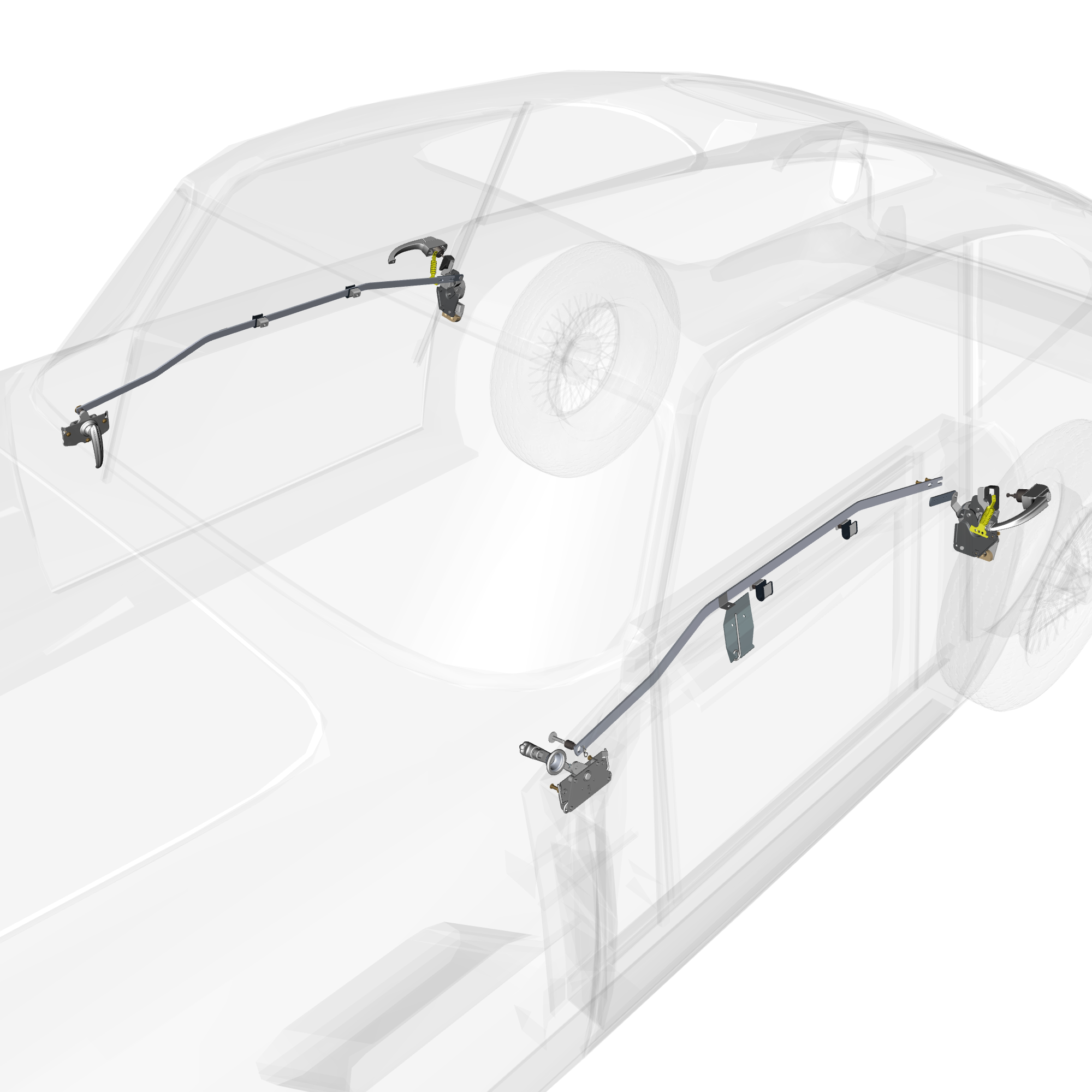 car:db5 gf,item_no:,quantity:2,reference:db5gf_partscatalogue-310905-10 door latch sytem