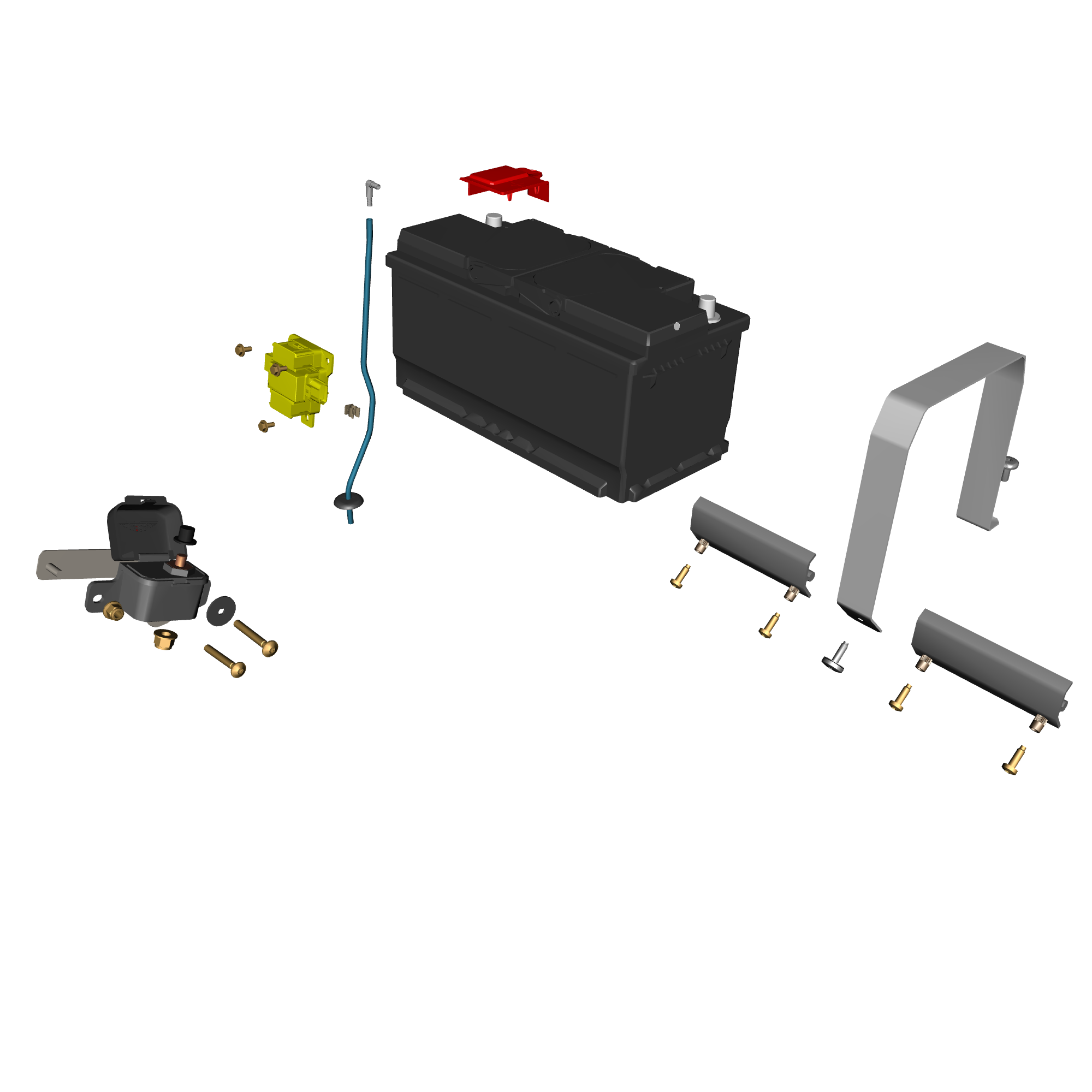 car:VANTAGE V12S,item_no:,quantity:1,reference:VANTAGE_V12S_PartsCatalogue-140100-01 Service Battery