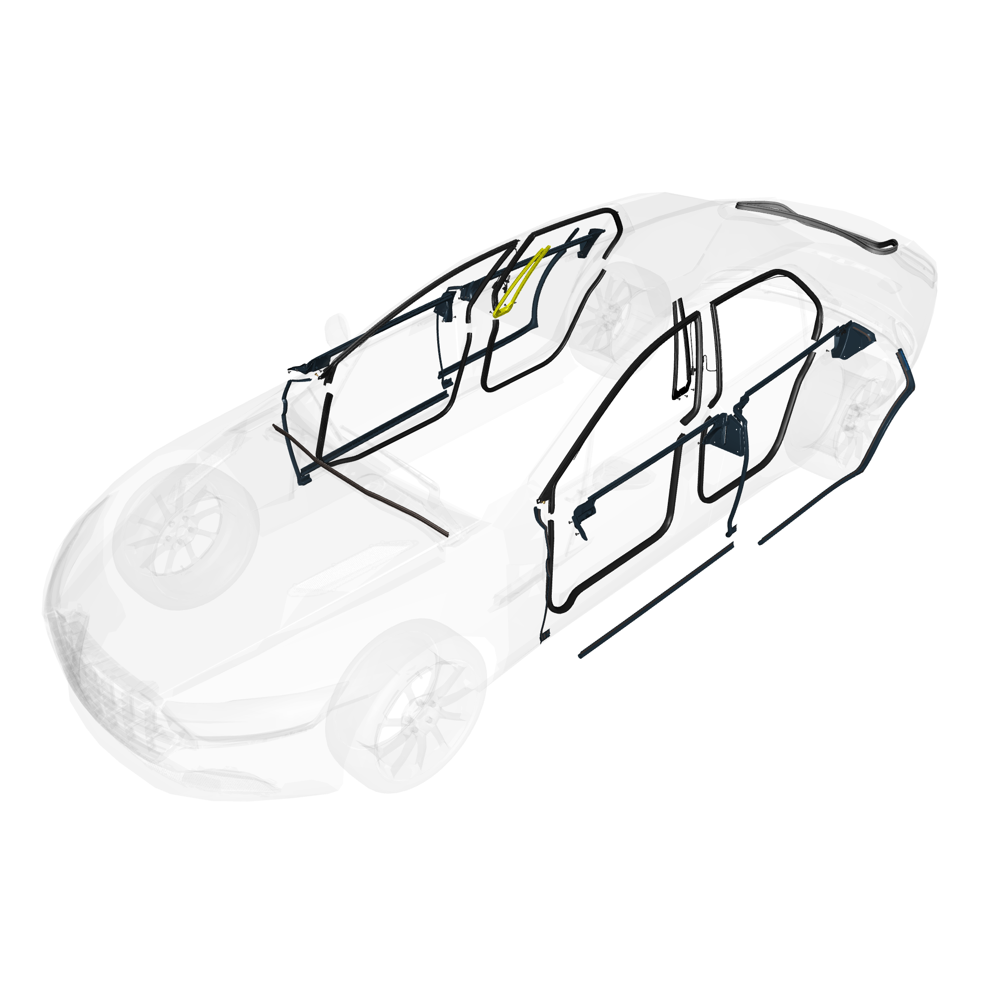 car: TARAF,item_no: nan,quantity: 1,reference: TARAF_PartsCatalogue-010701-01 Dynamic Weatherstrips