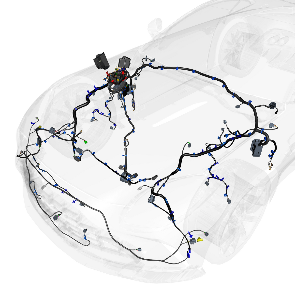 car:vantage,item_no:,quantity:2,reference:vantage_25_partscatalogue-180101 forward wiring assembly