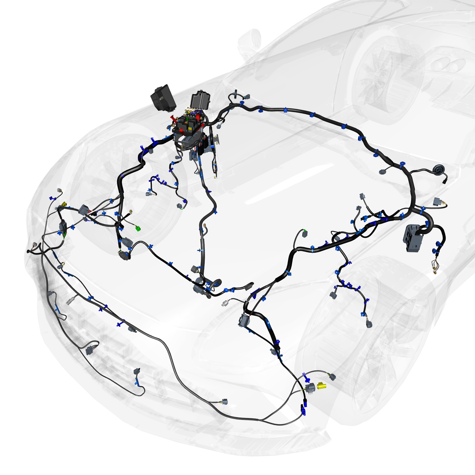 car:vantage,item_no:,quantity:2,reference:vantage_25_partscatalogue-180101 forward wiring assembly