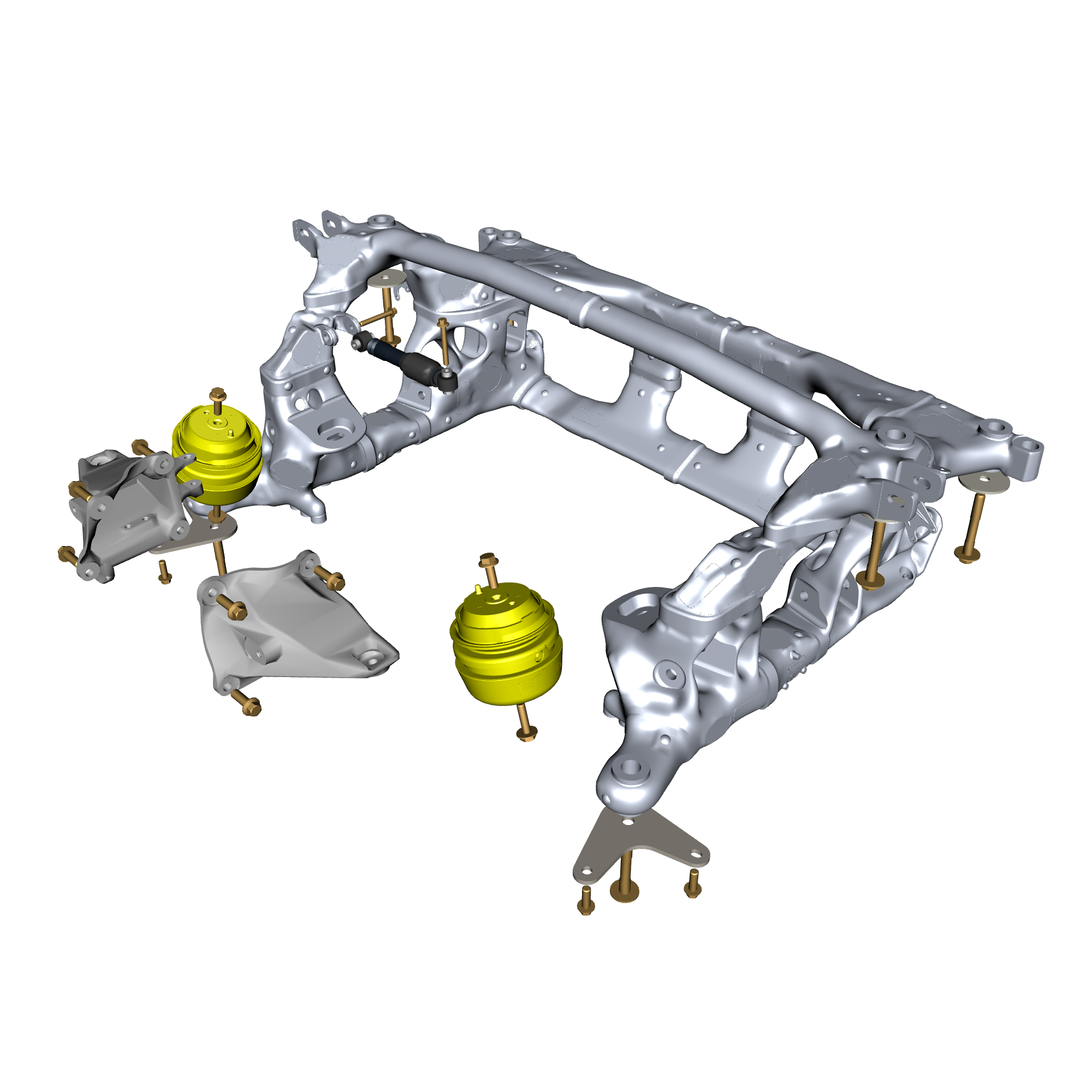 car: DBR22,item_no: nan,quantity: 2,reference: DBR22_PartsCatalogue-020105-00 Rear Subframe