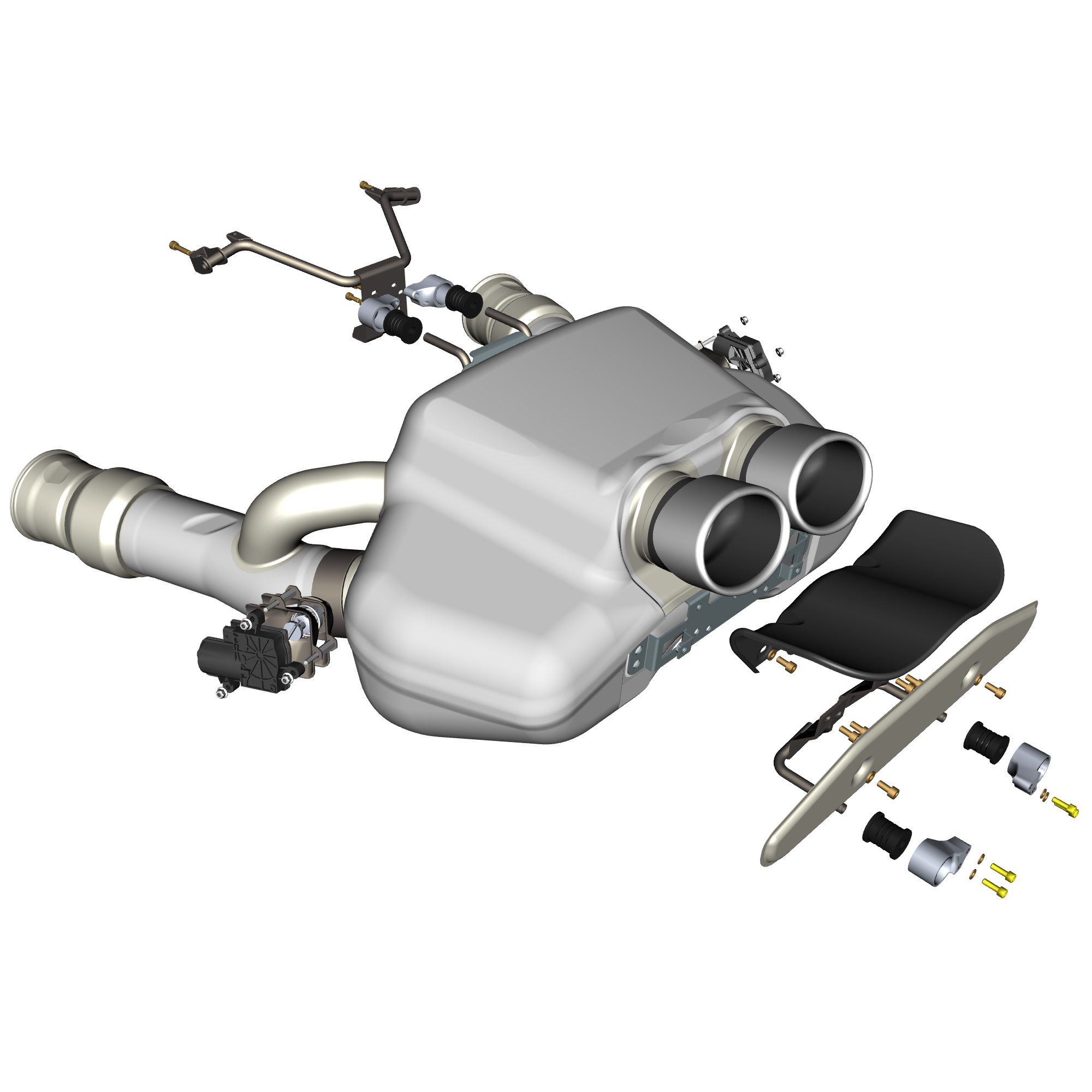 car: VALKYRIE,item_no: nan,quantity: 4,reference: VALKYRIE_PartsCatalogue-090502-20 Rear Exhaust