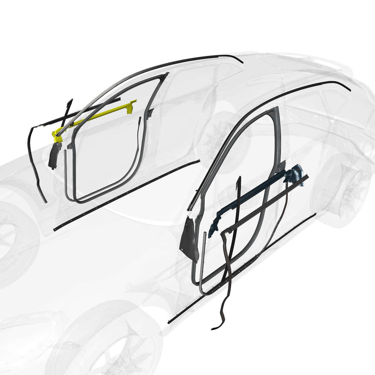 car: DBX,item_no: nan,quantity: 1,reference: DBX_PartsCatalogue-310501-10 Front Door Weatherstrip