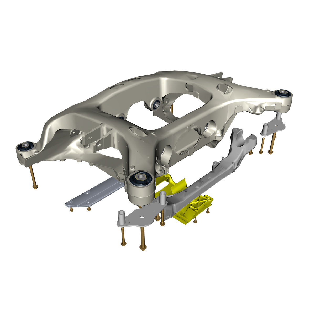 car: DBX,item_no: nan,quantity: 1,reference: DBX_PartsCatalogue-400102 Rear Subframe