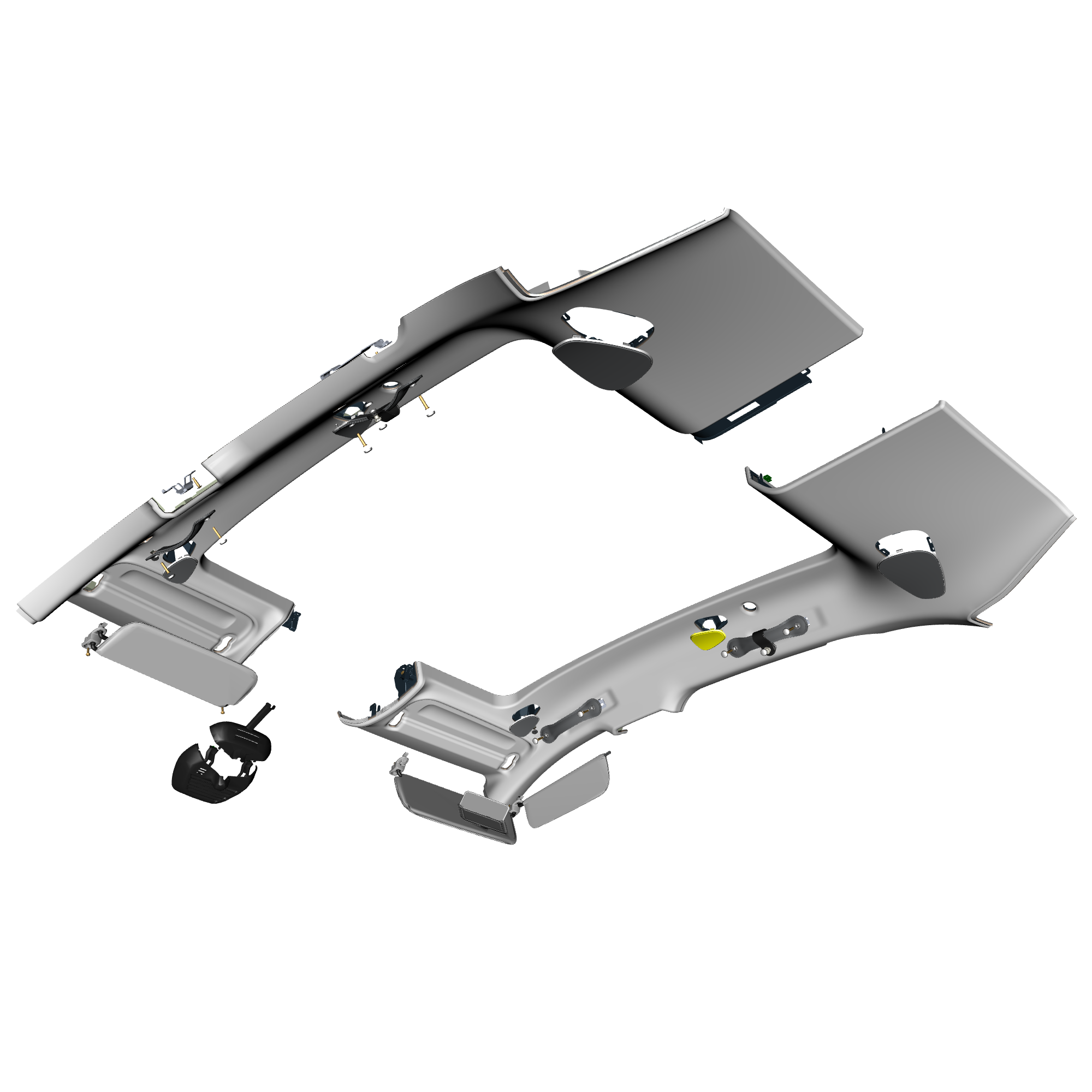 car:DBX,item_no:,quantity:1.0,reference:DBX_PartsCatalogue-300403 Headliner Assembly