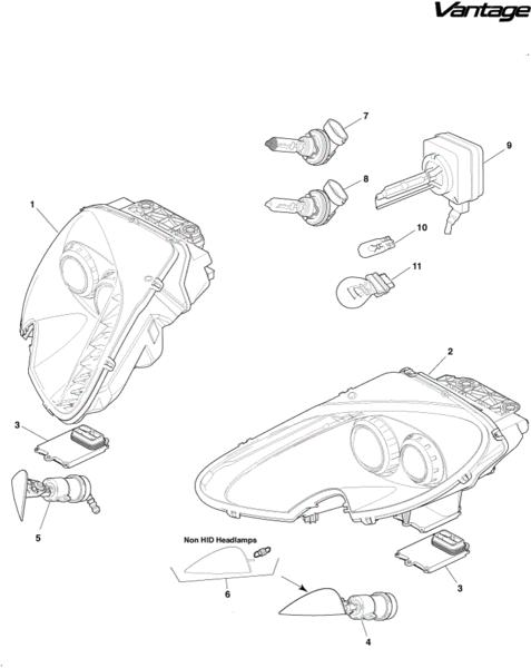 Image of HALOGEN HEADLIGHT BULB H11 DIP BEAM