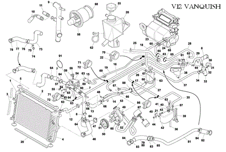 Image of HOSE, BYPASS PIPE TO EXPANSION TANK RETURN