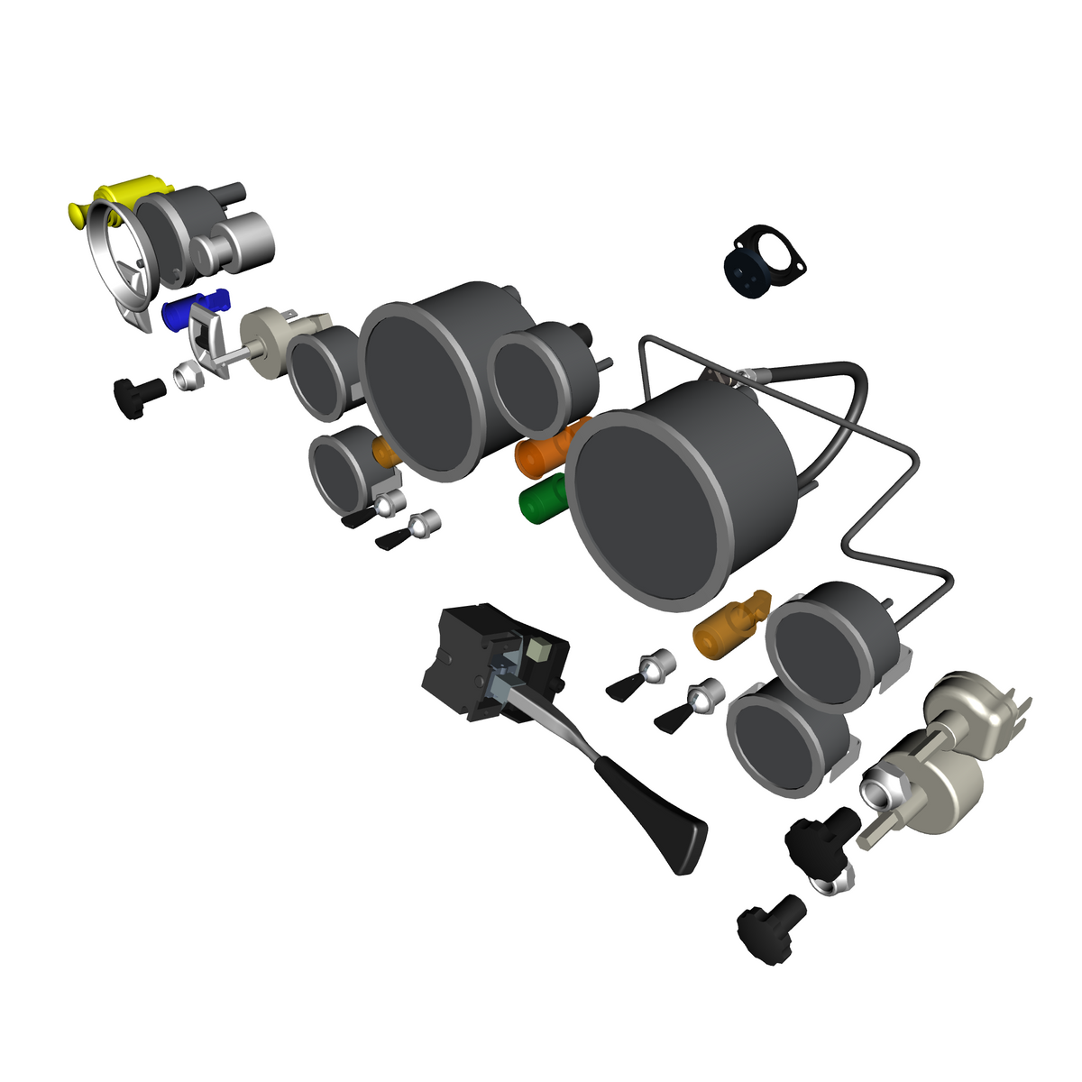 car:db5 gf,item_no:,quantity:1.0,reference:db5gf_partscatalogue-640201-10 instrument cluster