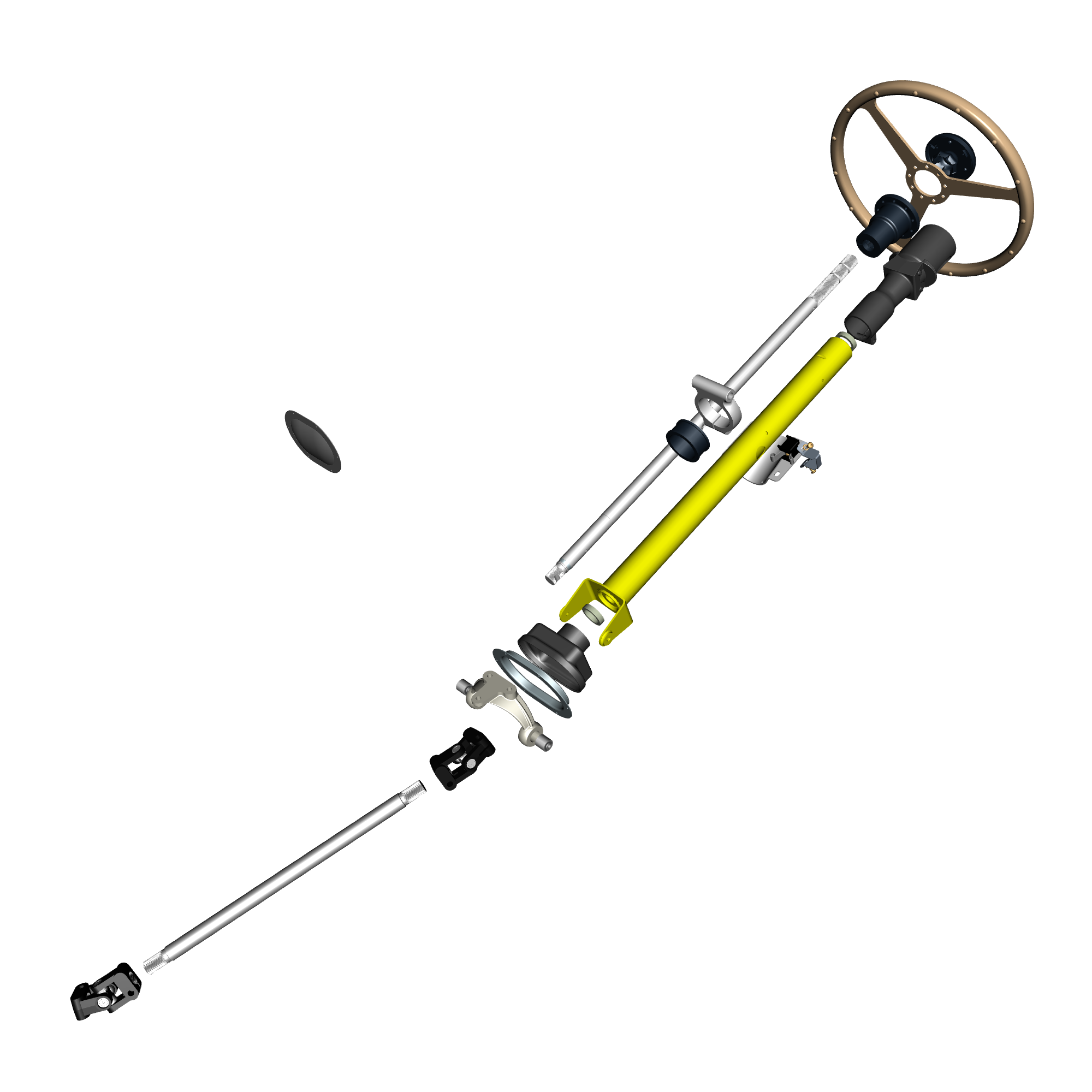 car:db4 gtz,item_no:,quantity:1.0,reference:db4gtz_partscatalogue-110400-10 steering column assembly