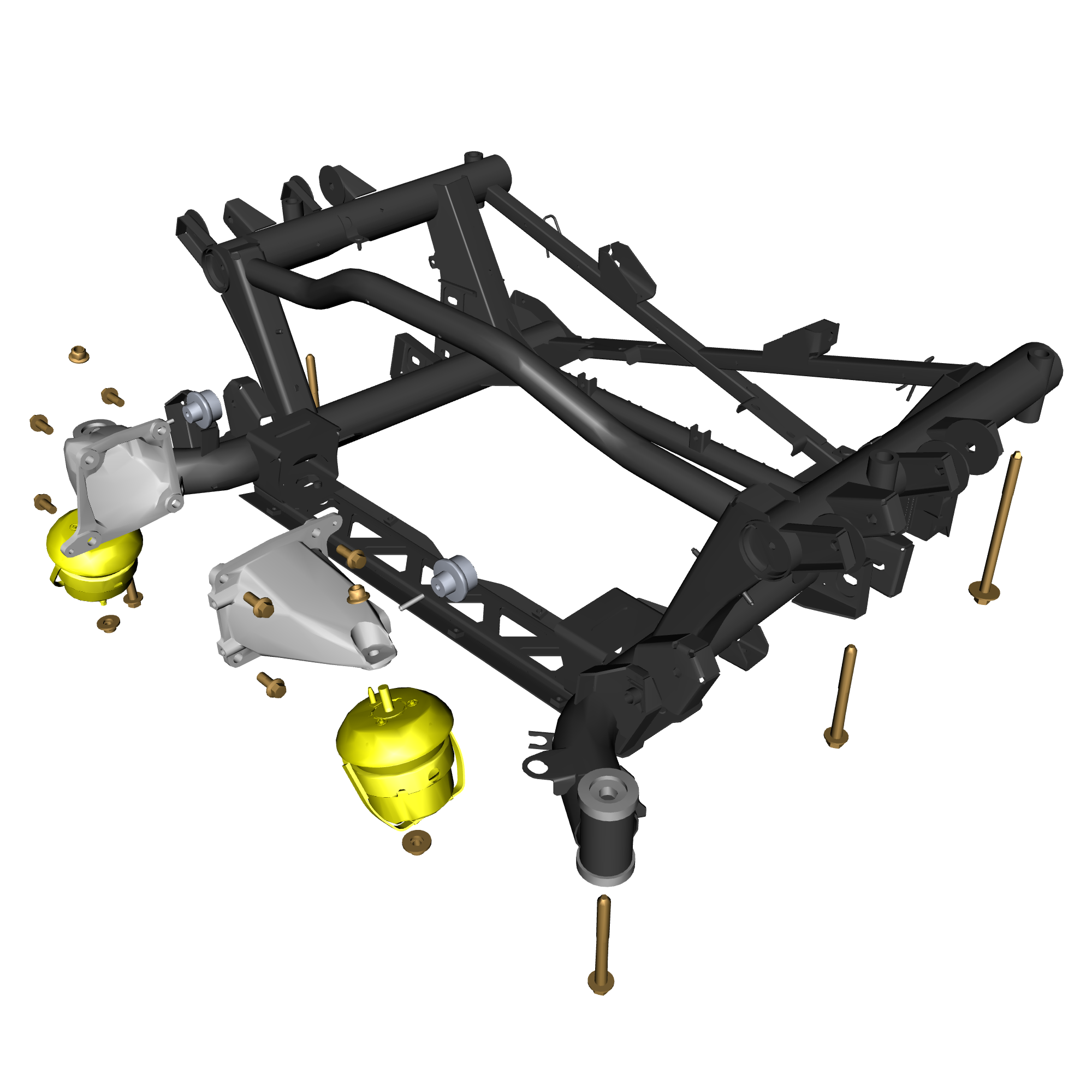 car:VANTAGE V12S,item_no:,quantity:2,reference:VANTAGE_V12S_PartsCatalogue-020100-C2 Rear Subframe & Mountings