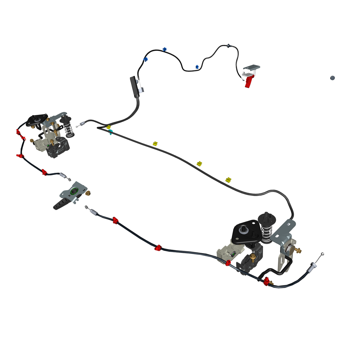 car:VANTAGE,item_no:,quantity:4,reference:VANTAGE_25_PartsCatalogue-011403-10 Bonnet Latch System