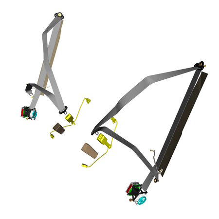car: TARAF,item_no: nan,quantity: 2,reference: TARAF_PartsCatalogue-012005-01 Rear Seat Belts