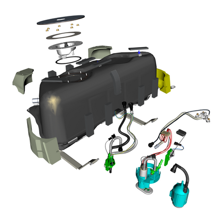 car: VANQUISH,item_no: nan,quantity: 1,reference: VANQUISH_25_PartsCatalogue-100101 Fuel Tank Assembly
