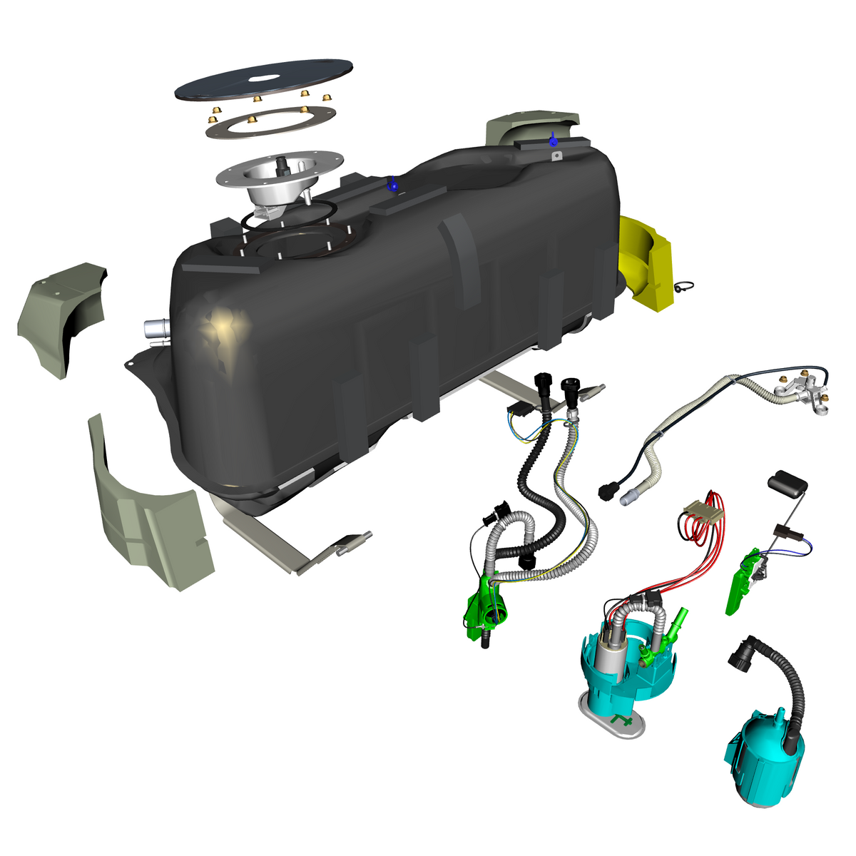 car: DB12,item_no: nan,quantity: 1,reference: DB12_24_PartsCatalogue-100101 Fuel Tank Assembly