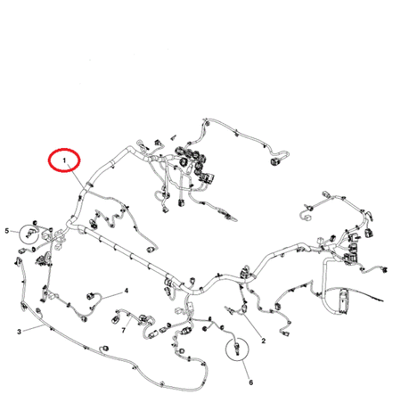 Image of ENGINE BAY WIRING HARNESS RIGHT HAND DRIVE