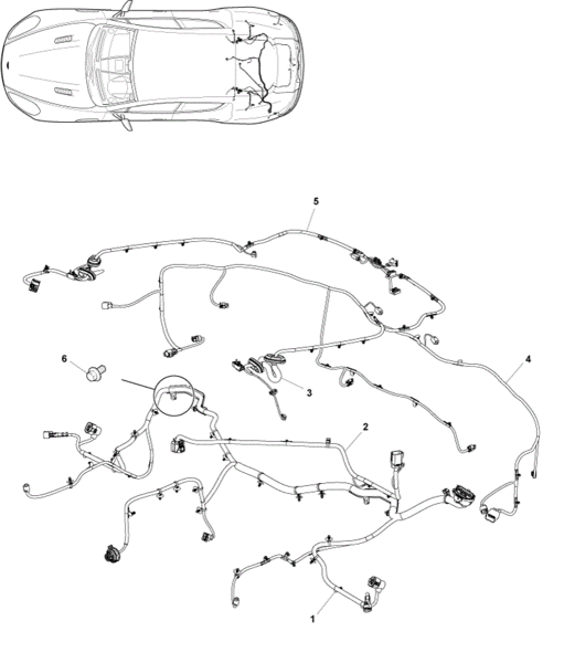 Image of TAILGATE HARNESS RIGHT HAND SIDE
