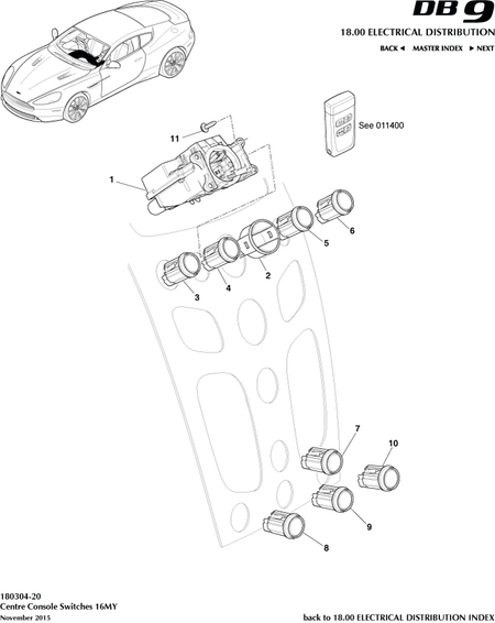 car: DB9,item_no: 10,quantity: 1,reference: DB9_13_00-00-DB9_13_180304-20