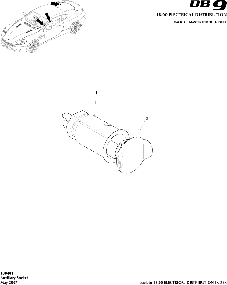 car: DB9,item_no: -,quantity: 1,reference: DB9_05_12_00-00-DB9_05_12_180401