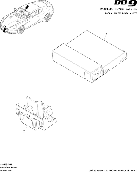car: DB9,item_no: -,quantity: 1,reference: DB9_13_00-00-DB9_13_19-0101-01