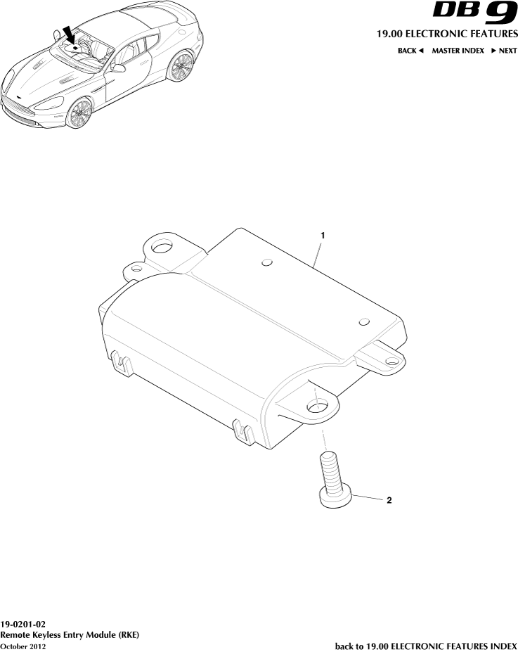 car: DB9,item_no: 1,quantity: 1,reference: DB9_13_00-00-DB9_13_19-0201