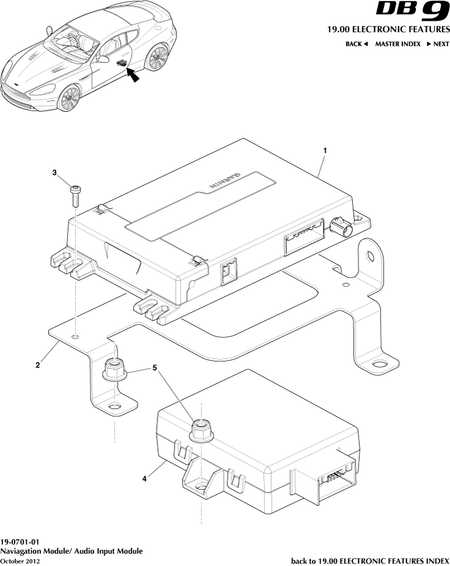 car: DB9,item_no: -,quantity: 1,reference: DB9_13_00-00-DB9_13_19-0701-01