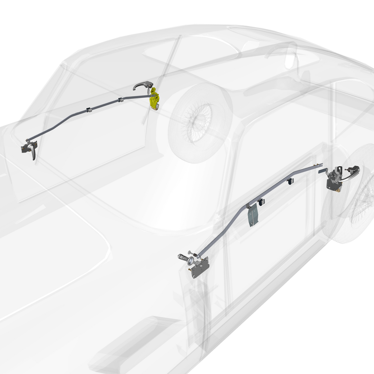 car:db5 gf,item_no:,quantity:1,reference:db5gf_partscatalogue-310905-10 door latch sytem