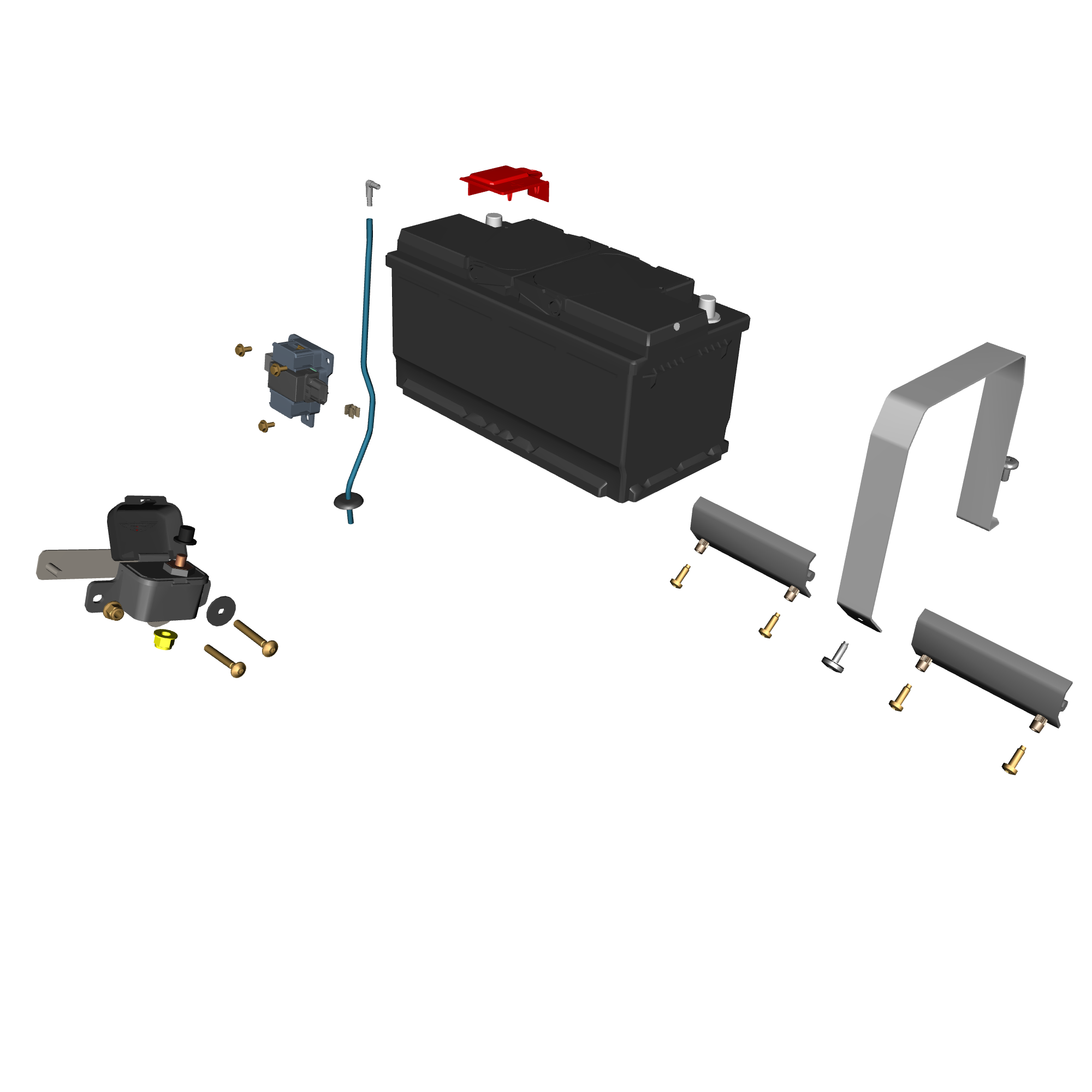 car:VANTAGE V12S,item_no:,quantity:1,reference:VANTAGE_V12S_PartsCatalogue-140100-01 Service Battery