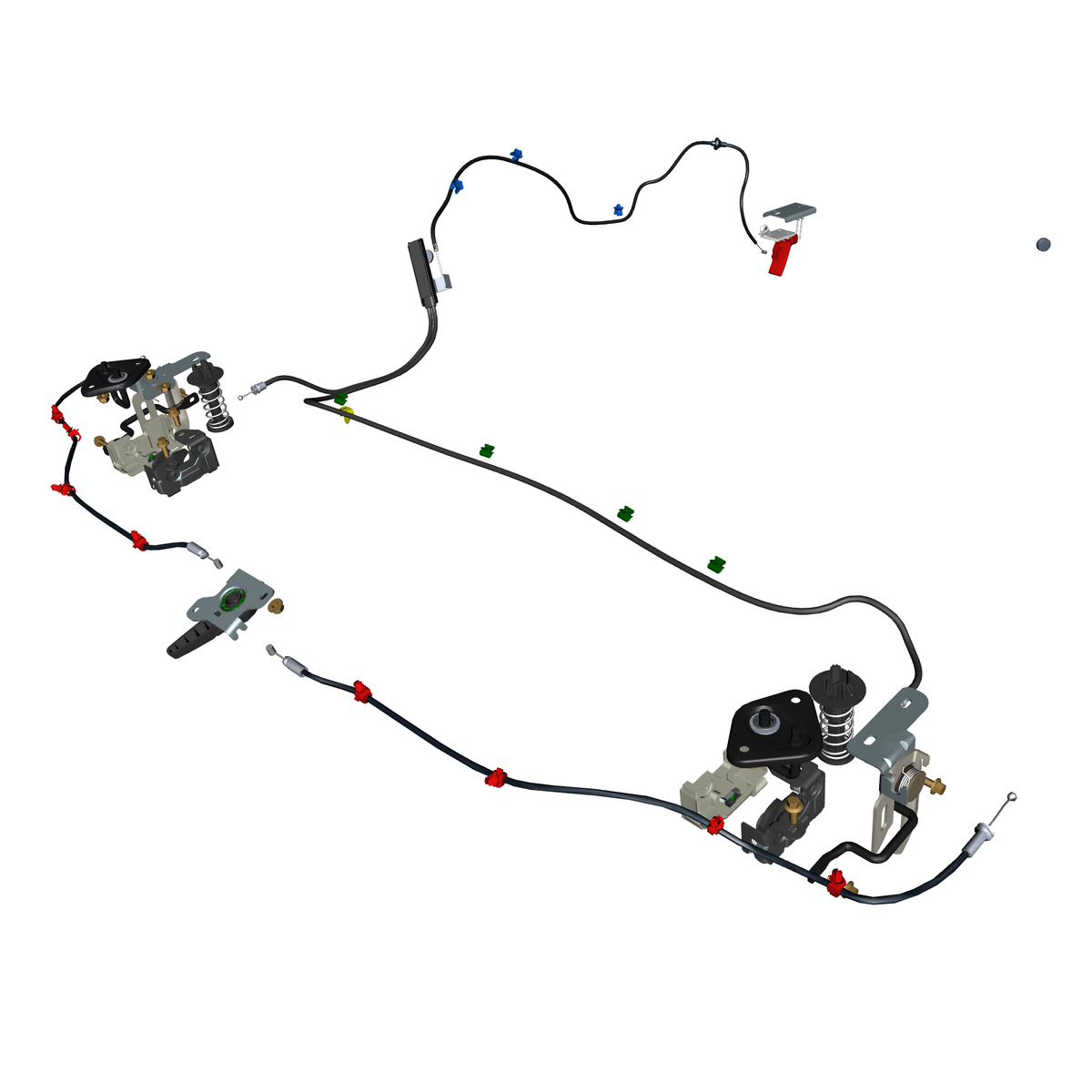 car:VANTAGE,item_no:,quantity:1,reference:VANTAGE_25_PartsCatalogue-011403-10 Bonnet Latch System
