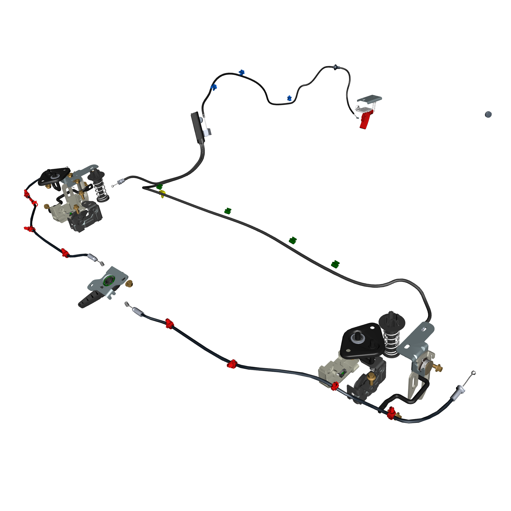 car:VANTAGE,item_no:,quantity:1,reference:VANTAGE_25_PartsCatalogue-011403-10 Bonnet Latch System