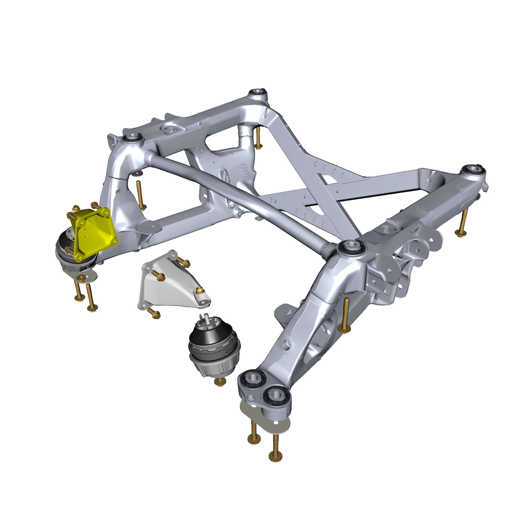 car: TARAF,item_no: nan,quantity: 1,reference: TARAF_PartsCatalogue-020104-01 Rear Subframe