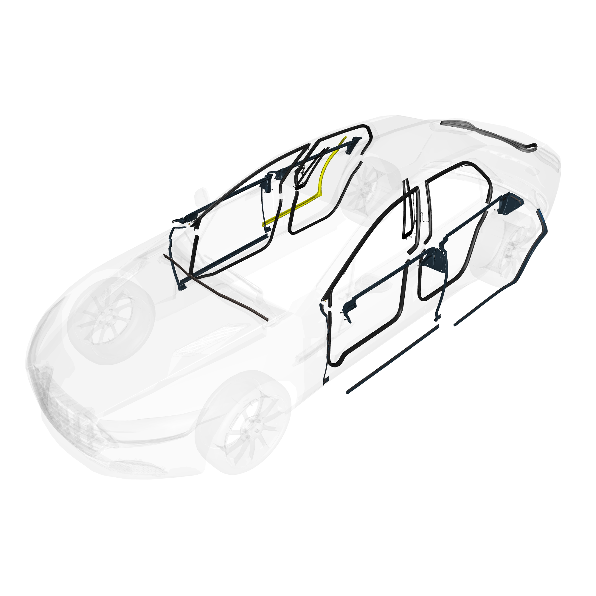 car: TARAF,item_no: nan,quantity: 1,reference: TARAF_PartsCatalogue-010701-01 Dynamic Weatherstrips