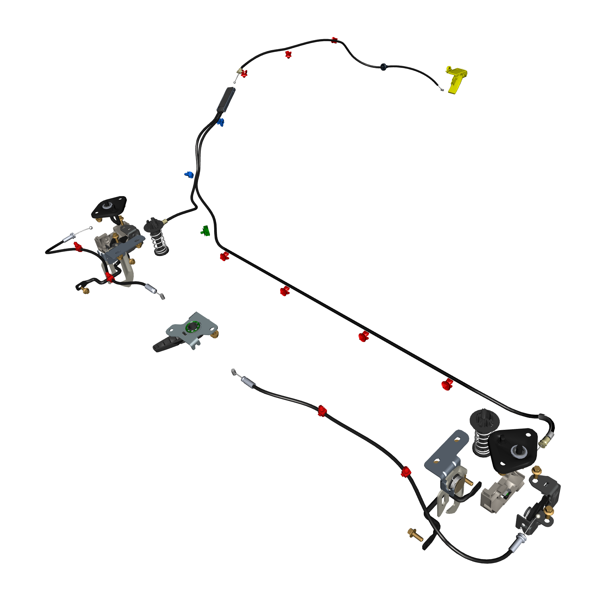car: DBX,item_no: nan,quantity: 1,reference: DBX_PartsCatalogue-310904 Bonnet Latch System