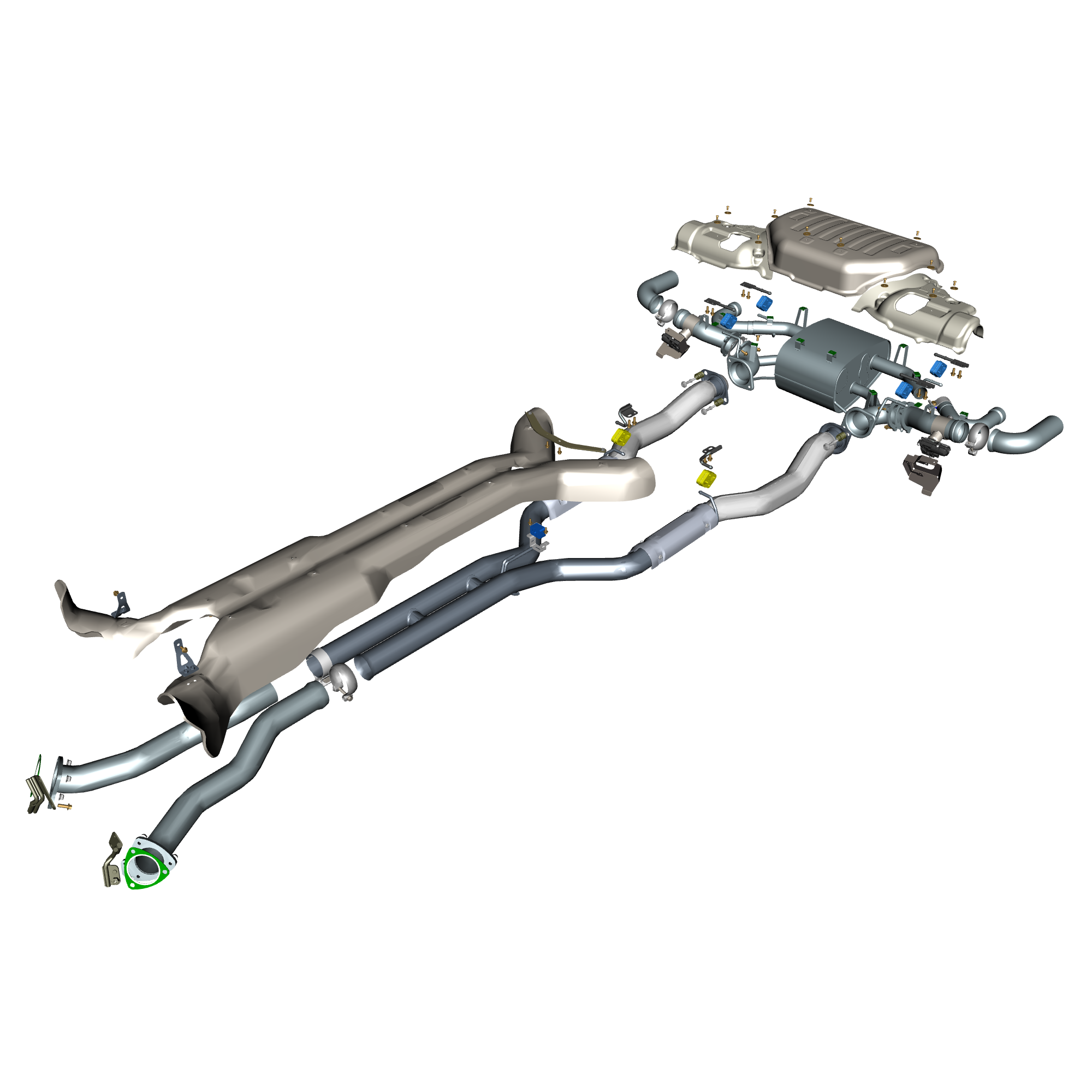 car: DBS ZAGATO,item_no: nan,quantity: 2,reference: DBS_ZAGATO_PartsCatalogue-090300-10 Exhaust Pipes & Shields