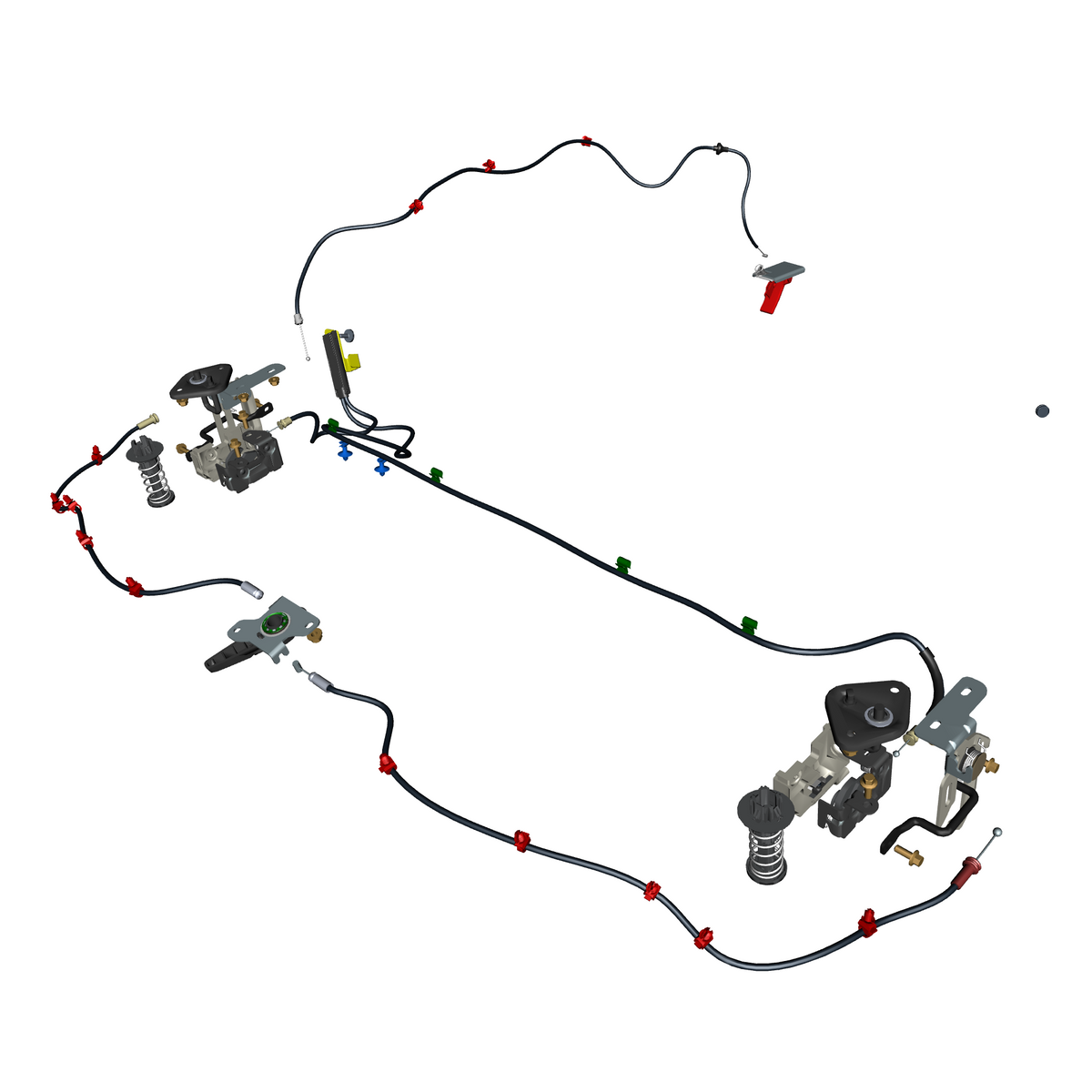car: VANQUISH,item_no: nan,quantity: 1.0,reference: VANQUISH_25_PartsCatalogue-011403 Bonnet Latch System