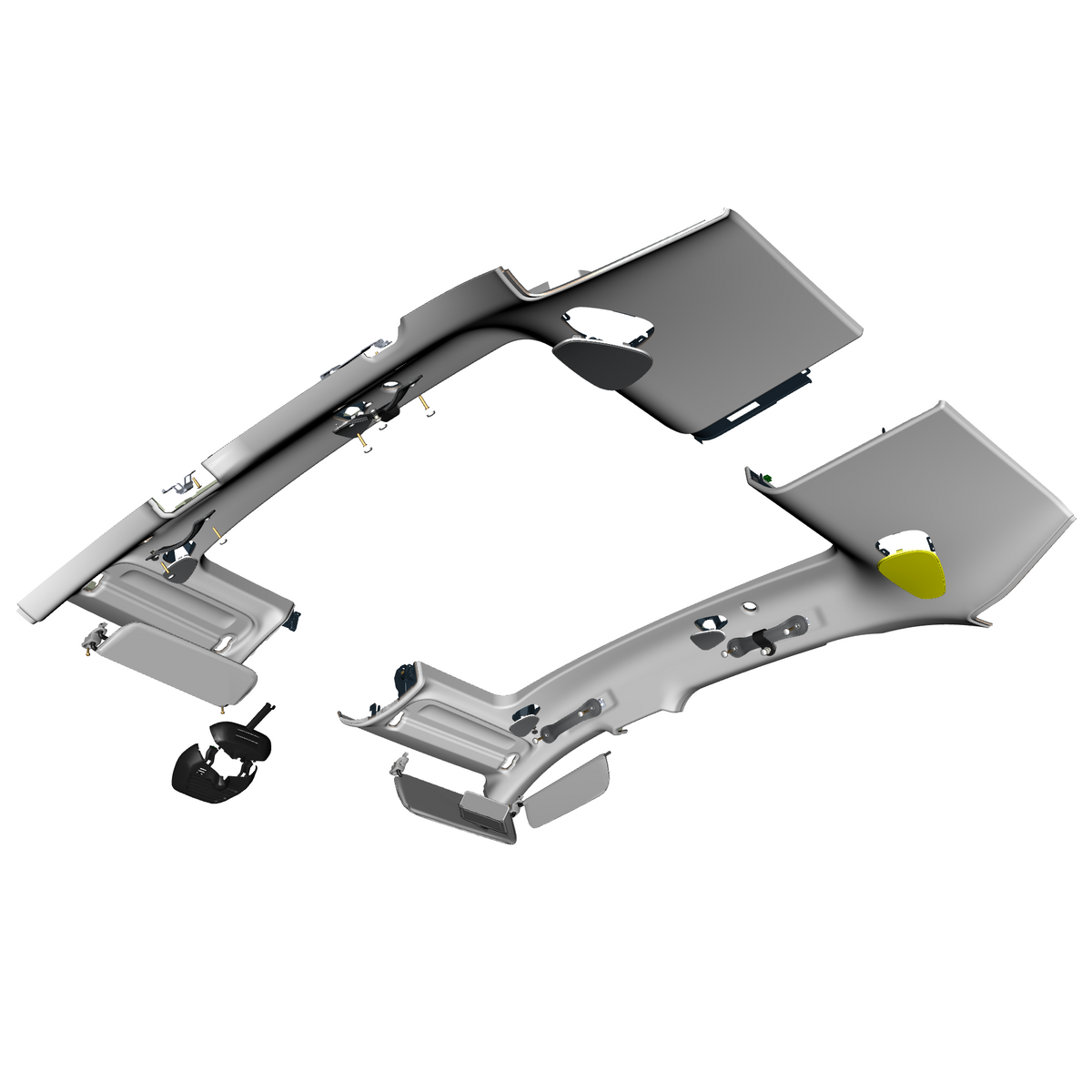 car:DBX,item_no:,quantity:1.0,reference:DBX_PartsCatalogue-300403 Headliner Assembly