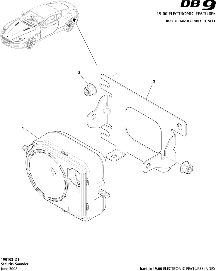 car: DB9,item_no: -,quantity: 1,reference: DB9_05_12_00-00-DB9_05_12_190103-D1