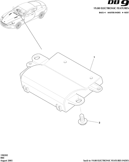 car: DB9,item_no: -,quantity: 1,reference: DB9_05_12_00-00-DB9_05_12_190202