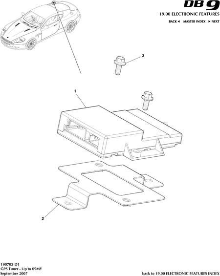 car: DB9,item_no: -,quantity: 1,reference: DB9_05_12_00-00-DB9_05_12_190705-D1