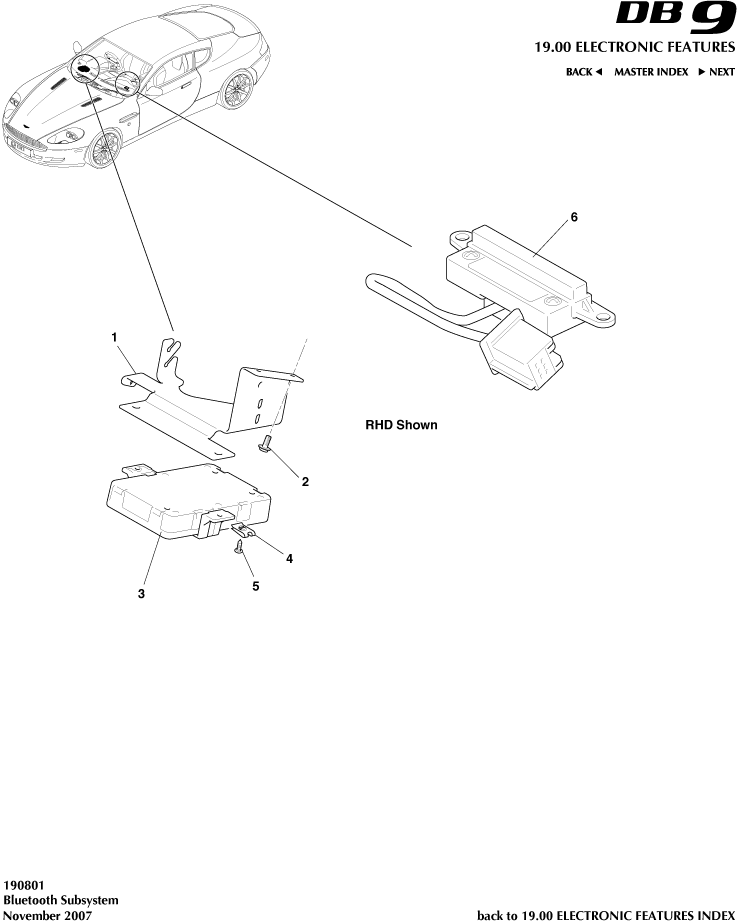 car: DB9,item_no: -,quantity: 1,reference: DB9_05_12_00-00-DB9_05_12_190801