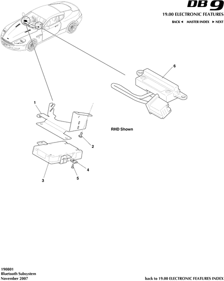 car: DB9,item_no: -,quantity: 1,reference: DB9_05_12_00-00-DB9_05_12_190801