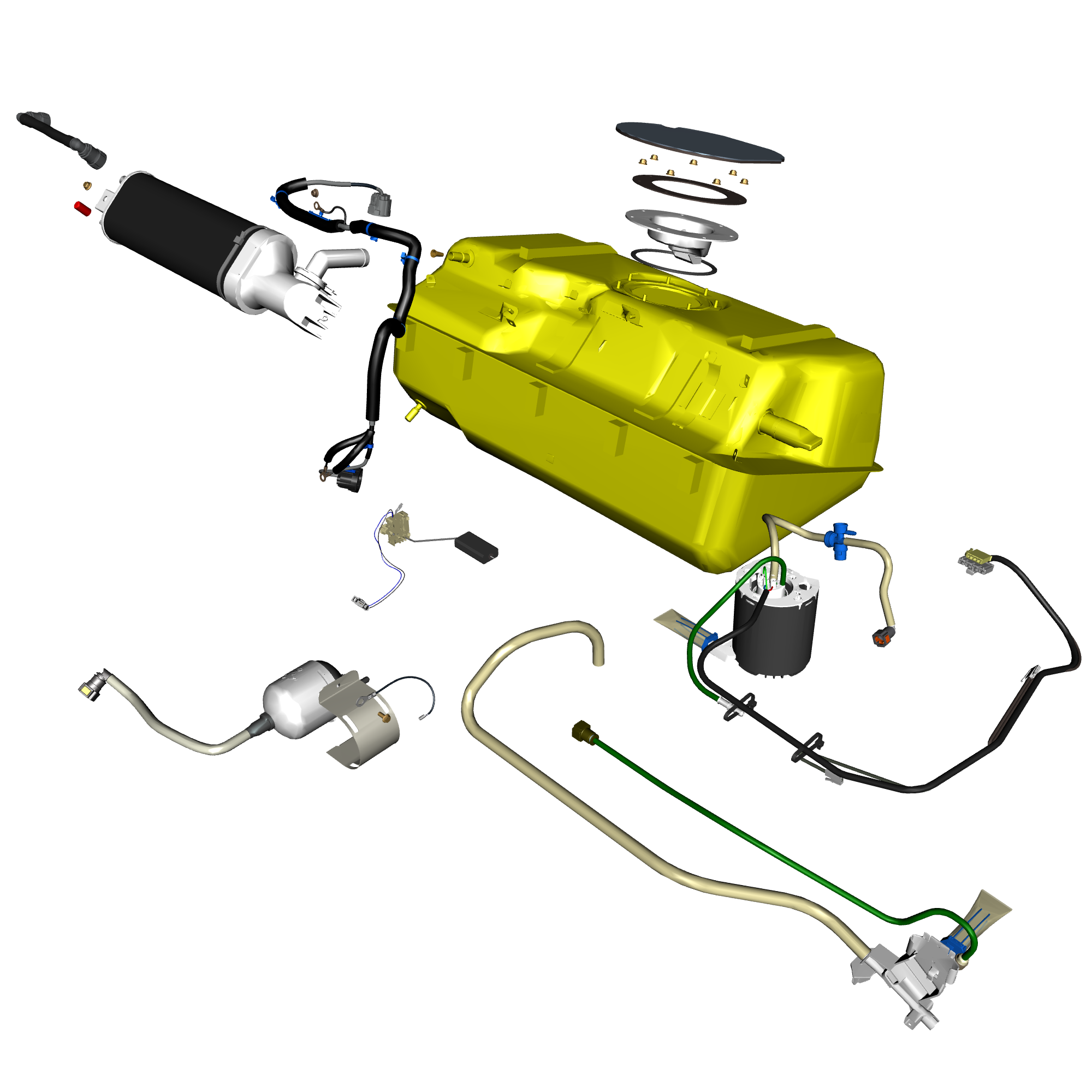 car:vantage v12s,item_no:,quantity:1.0,reference:vantage_v12s_partscatalogue-100101-01 fuel tank assembly