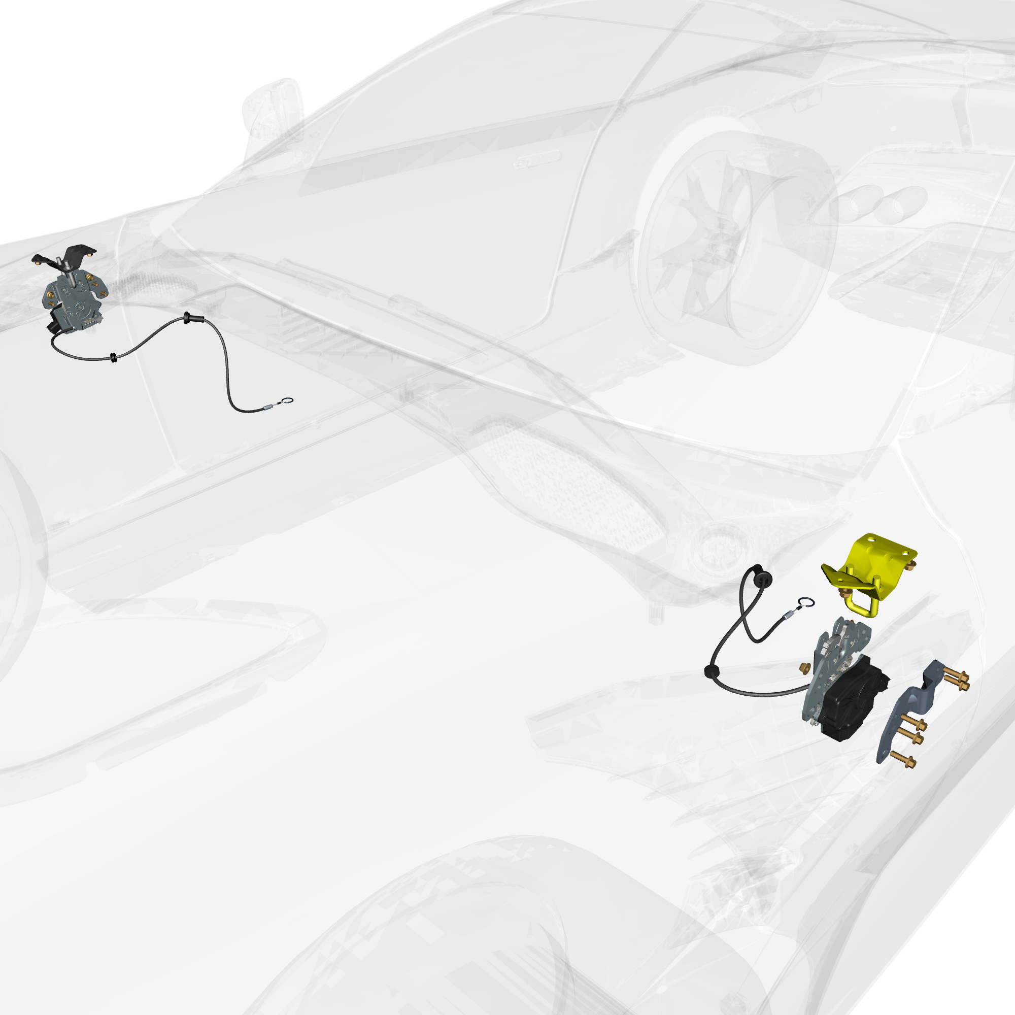 car: DBS,item_no: nan,quantity: 1,reference: DBS_19_PartsCatalogue-011401-10 Bonnet Latch System