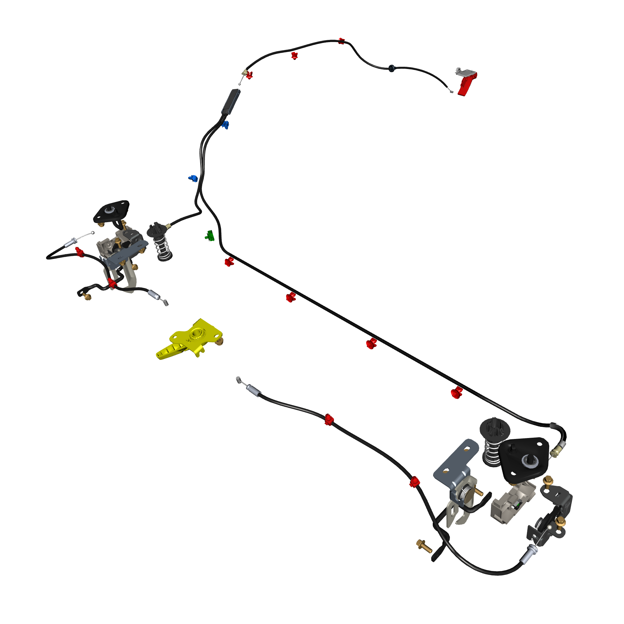 car: DBX,item_no: nan,quantity: 1,reference: DBX_PartsCatalogue-310904 Bonnet Latch System