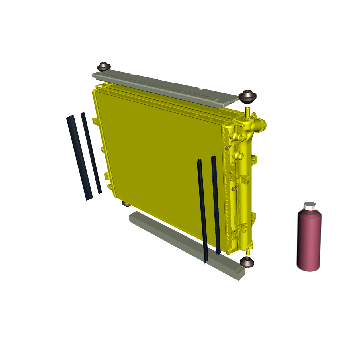 car: DBX,item_no: nan,quantity: 1,reference: DBX_PartsCatalogue-530201-10 Central Radiator Pack