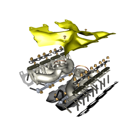 car:VANTAGE,item_no:,quantity:1,reference:VANTAGE_25_PartsCatalogue-032112-10 Exhaust Manifold