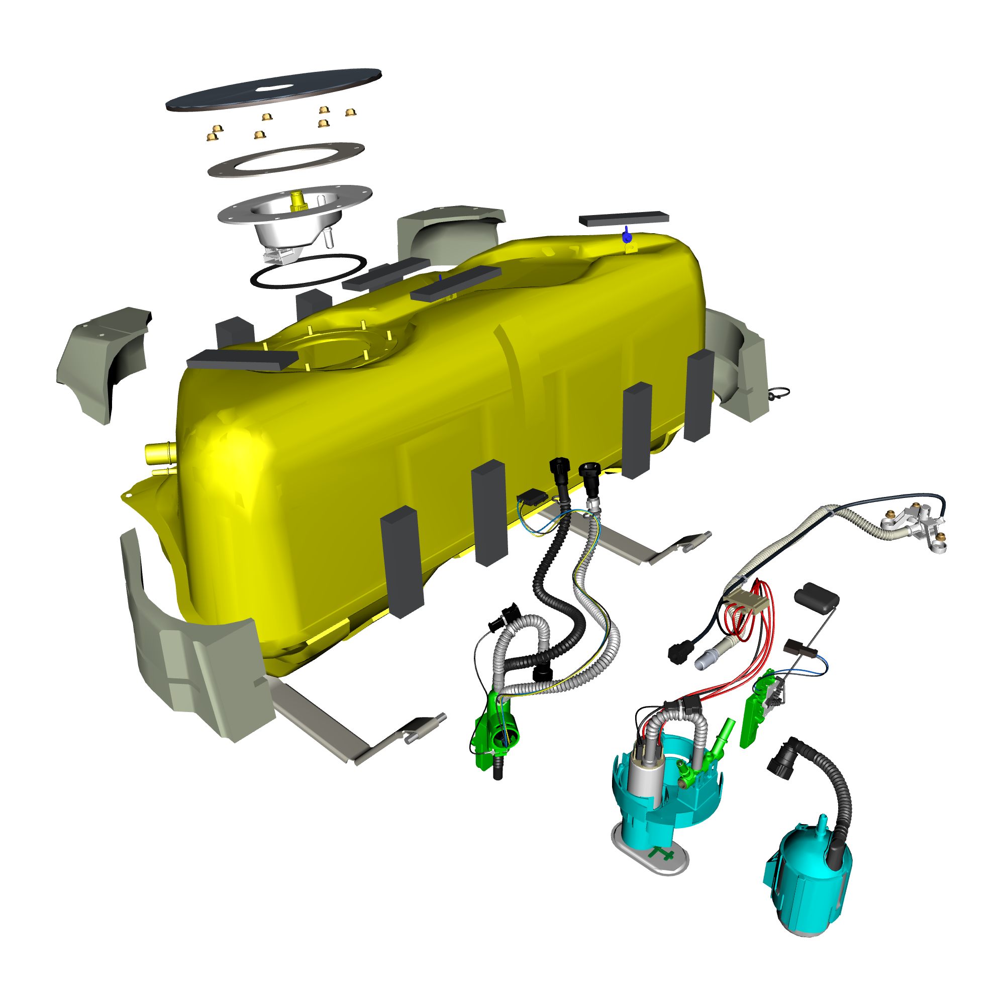car:VANQUISH,item_no:,quantity:1,reference:VANQUISH_25_PartsCatalogue-100101 Fuel Tank Assembly