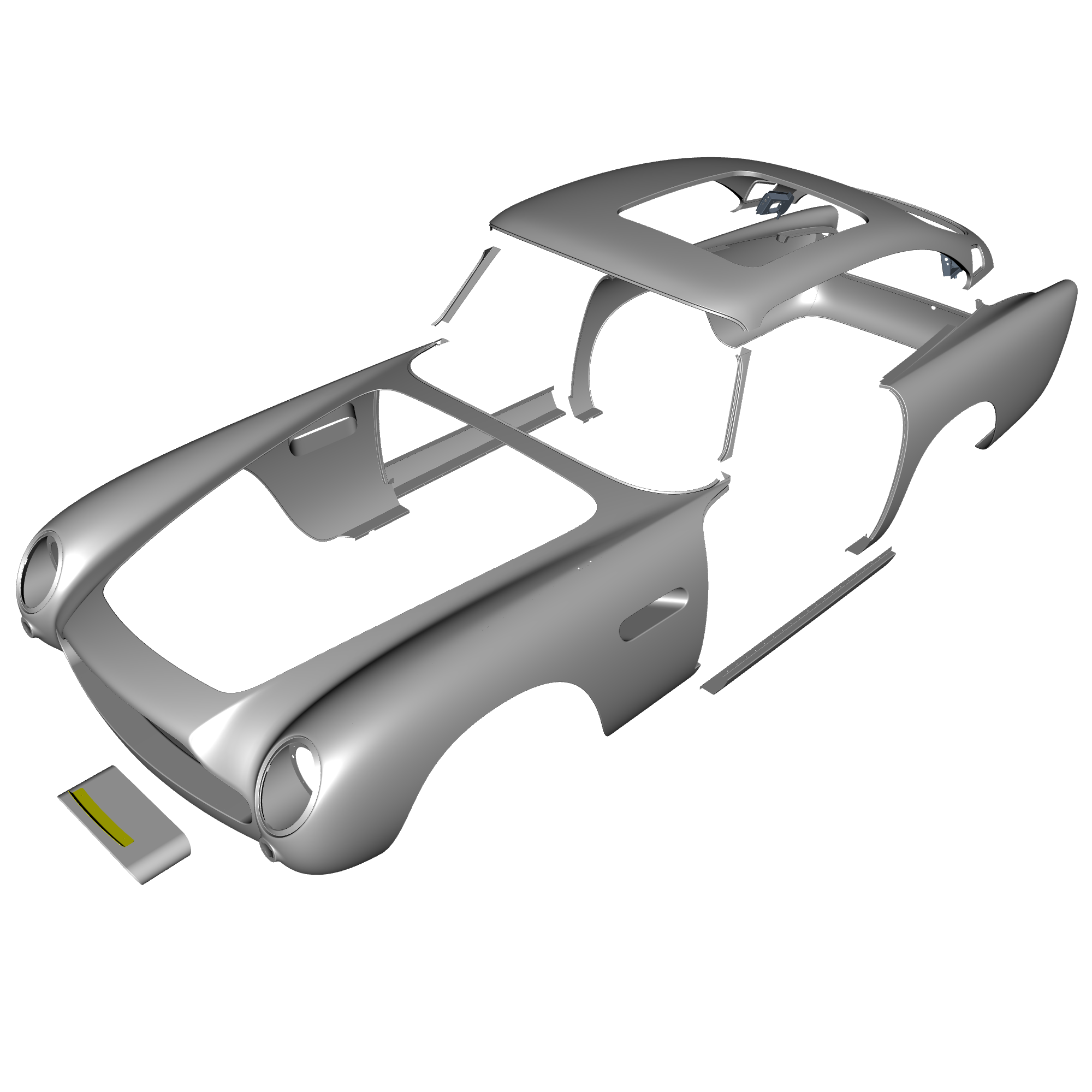 car: DB5 GF,item_no: nan,quantity: 1,reference: DB5GF_PartsCatalogue-210000-10 Body Panels