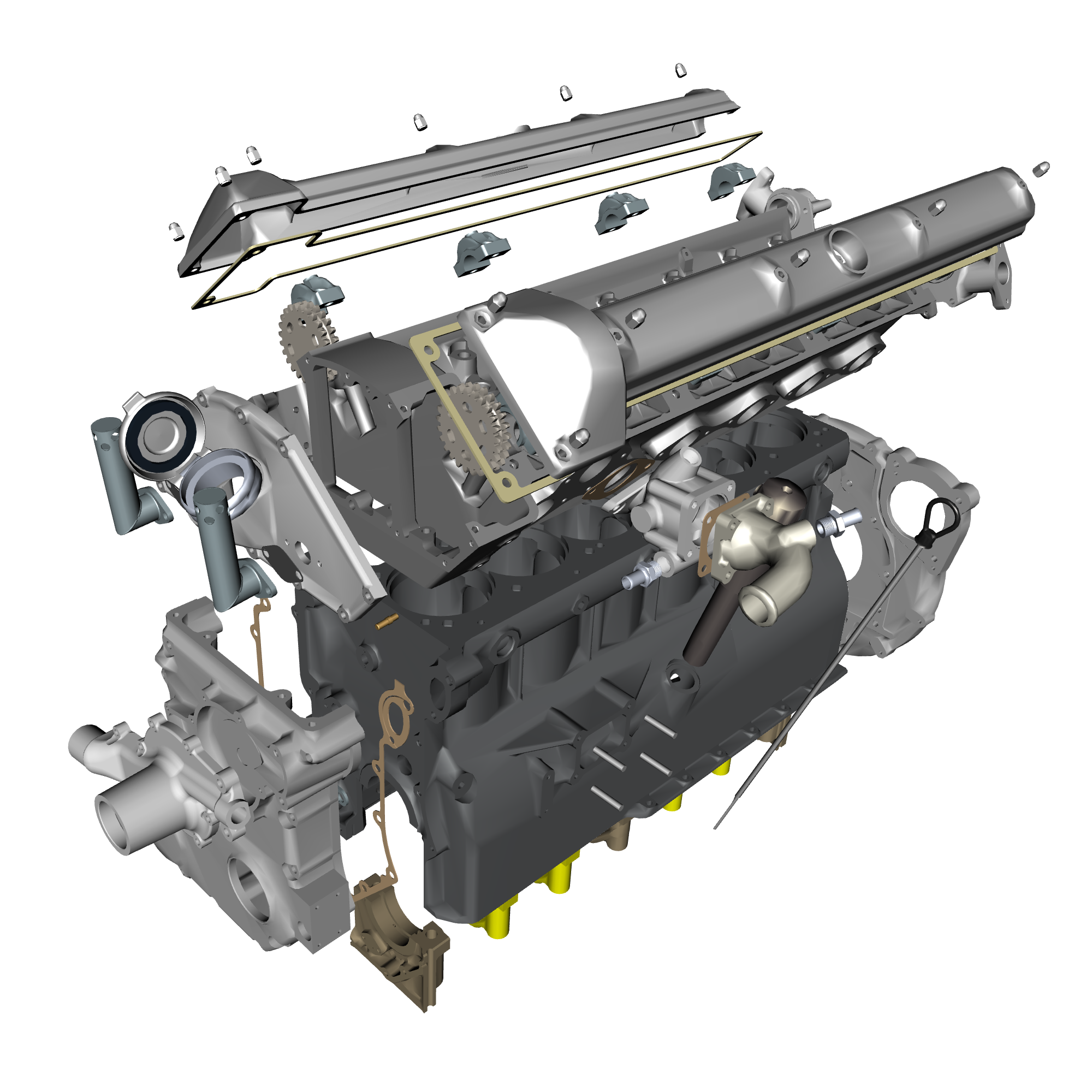 car:db4 gtz,item_no:,quantity:4,reference:db4gtz_partscatalogue-032103-10 engine structure