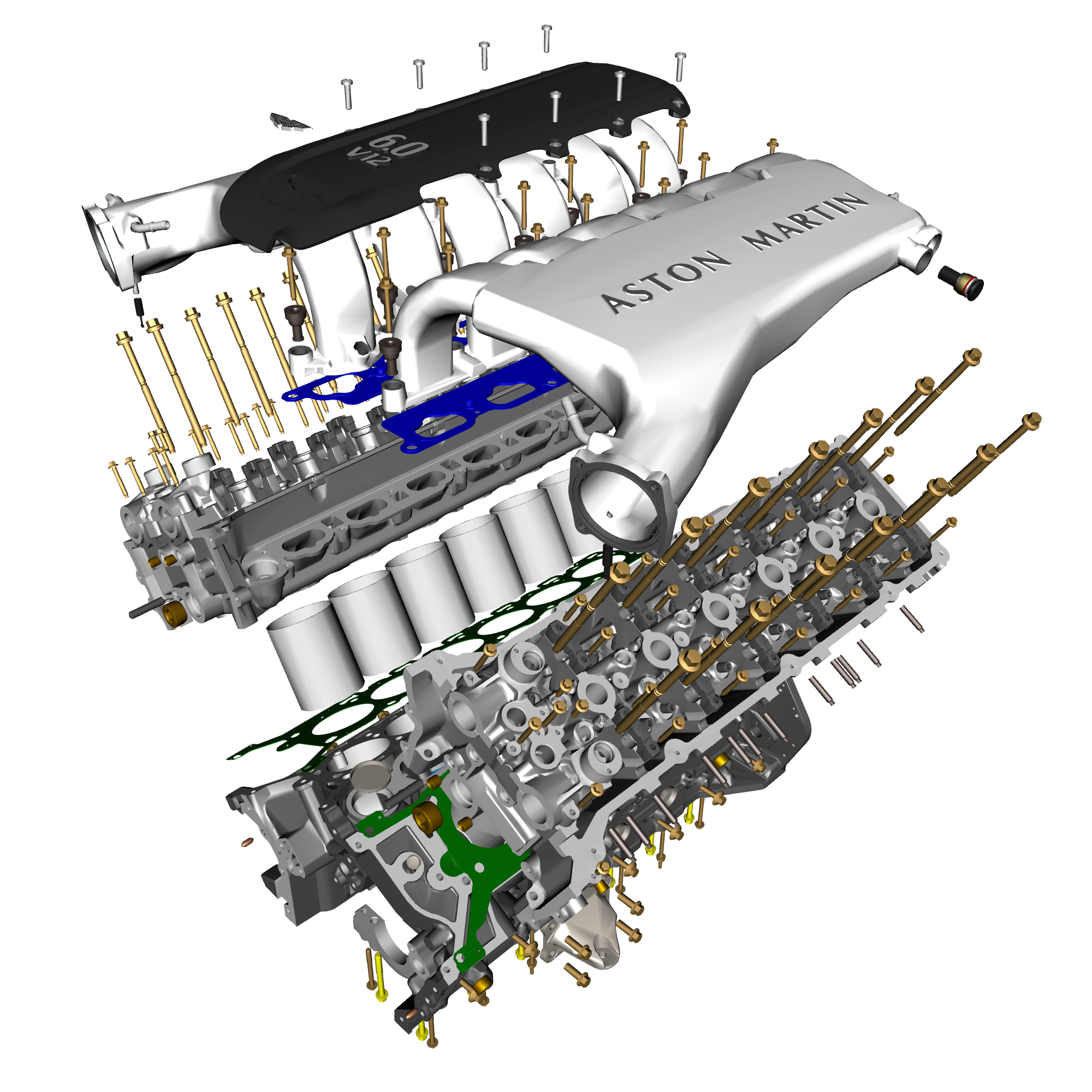 car: VANTAGE V12S,item_no: nan,quantity: 13.0,reference: VANTAGE_V12S_PartsCatalogue-030100-01 Engine Structure